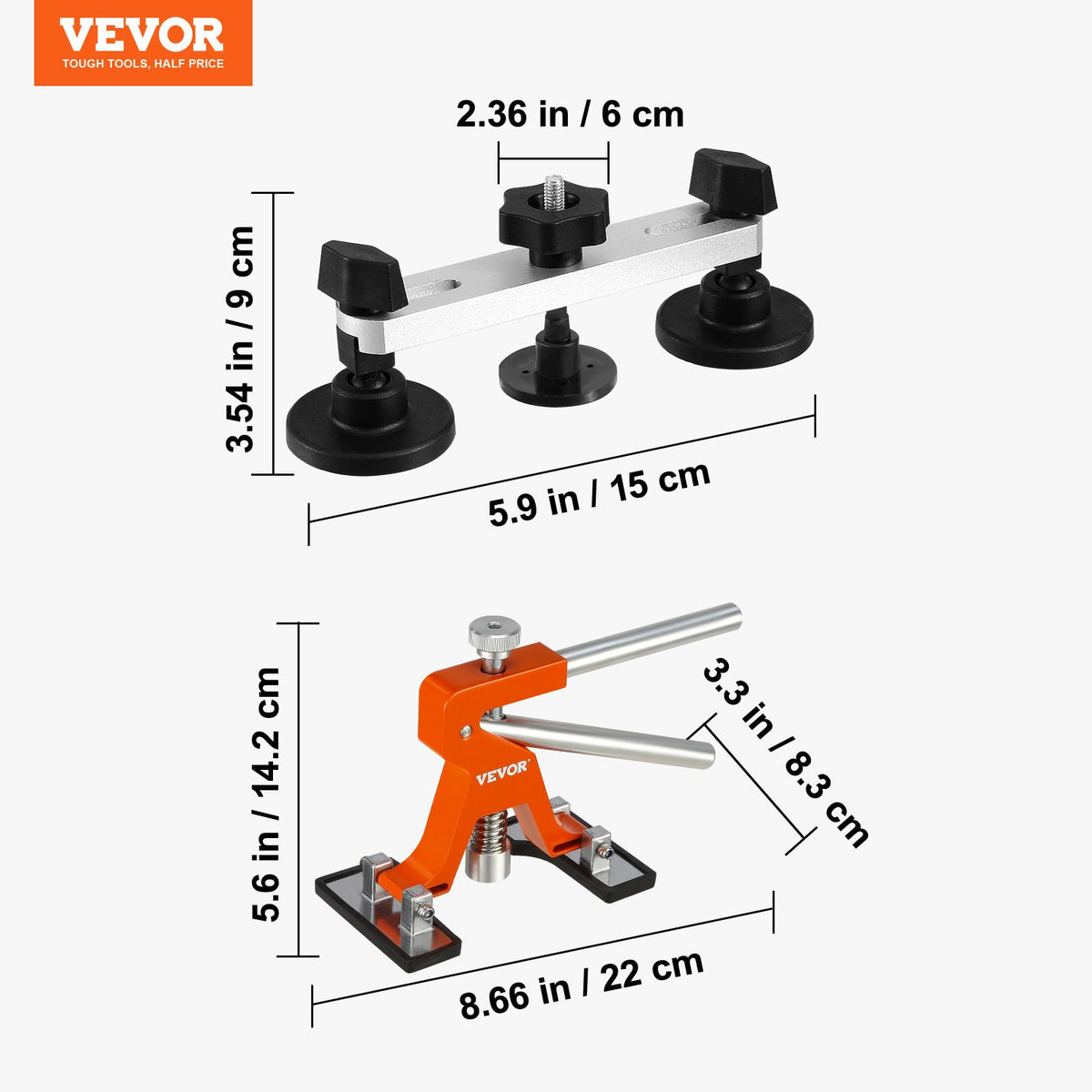 Bilkaross Dent Puller Bridge Lifter Tool Lackfri Hagelborttagare Reparationssats