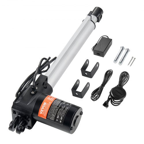 24V linjärt ställdonskit 25,4 cm 2,5 cm/s 99,8 kg/1000N med IP44-skydd