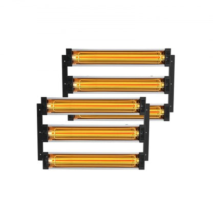 Infrarot-Heiz-Sprühkabinenlampe zum Lackieren, 2 set, 3000 W