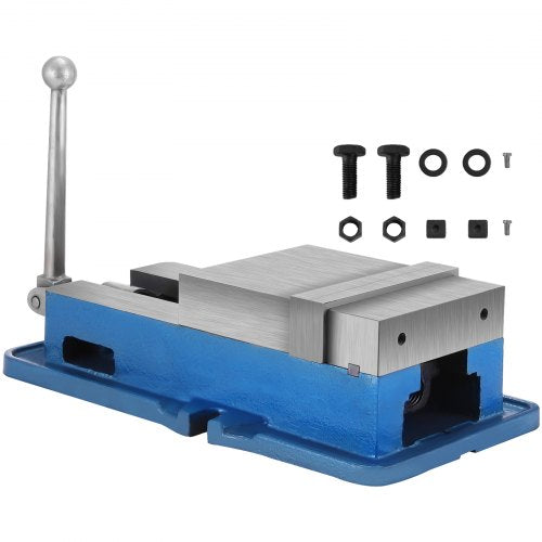 15,2 cm kraftfullt precisionsskruvstycke, 26,9 kg skruvstycke Maskinskruvstycke Precisionsskruvstycke Tillbehörsset, 4,4 cm käft Precisionsklämningsskruvstycke med låsbord