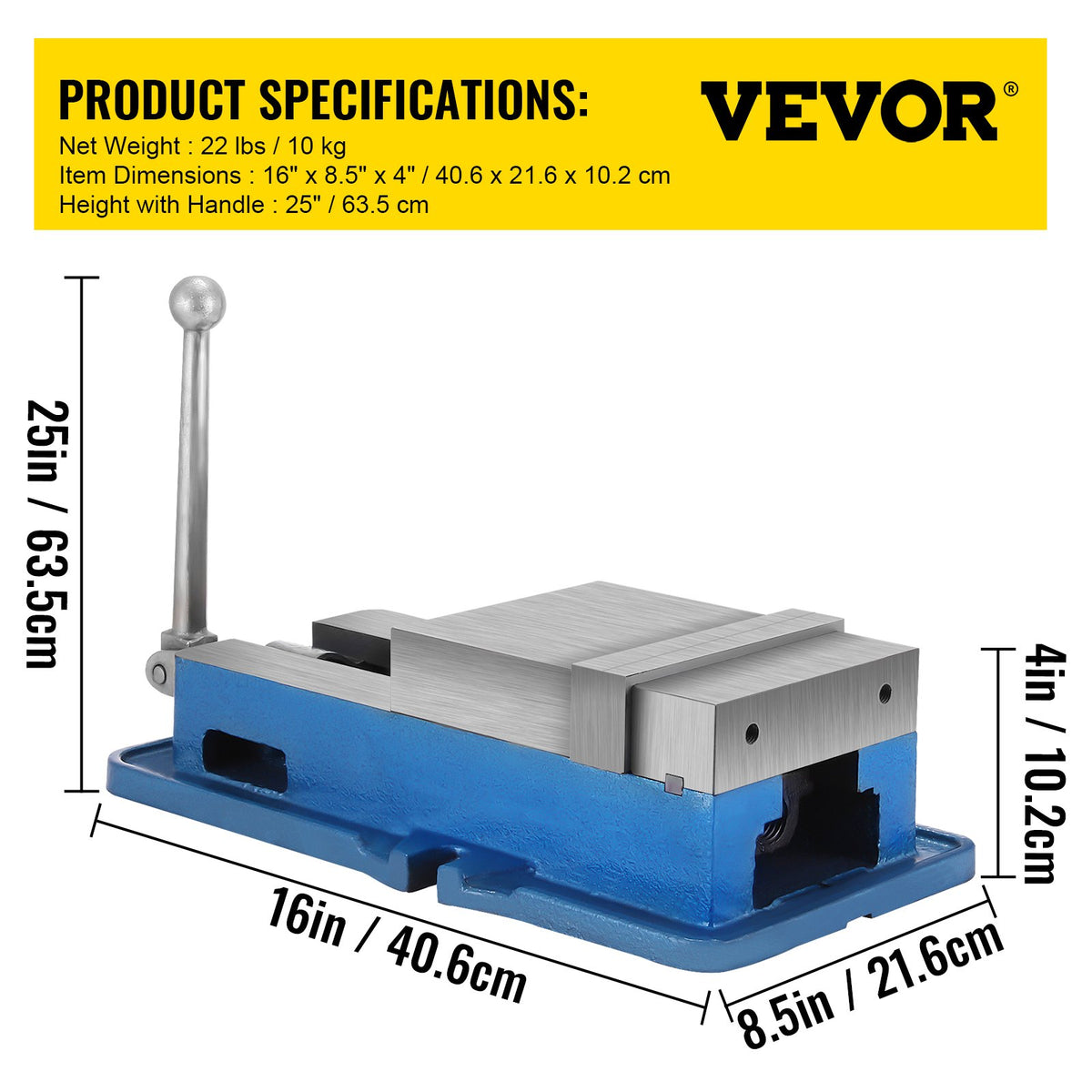 15,2 cm kraftfullt precisionsskruvstycke, 26,9 kg skruvstycke Maskinskruvstycke Precisionsskruvstycke Tillbehörsset, 4,4 cm käft Precisionsklämningsskruvstycke med låsbord