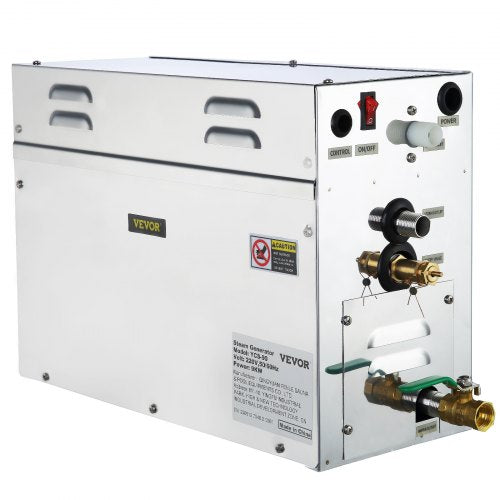 9KW ånggenerator Ånggenerator för spa-rum Digital display Ånggenerator 35 ℃-55 ℃ Bastu Ånggenerator för hem Kommersiell ånggeneratorkit Ångbadsgenerator