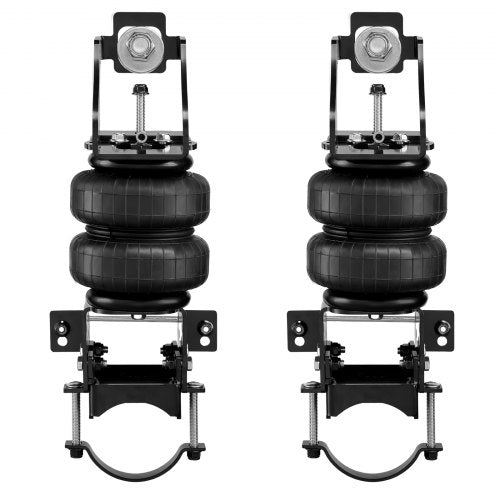 Krockkuddesats, luftfjädringsats kompatibel med 1999-2004 Ford F250/F350 2WD 4WD, 2008-2010 Ford F250/F350 2WD 4WD, 5000 lbs lastning, 5 till 100 PSI