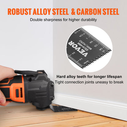 50PCS Oscillating Saw Blades, Universal Quick Release Oscillating Saw Blades, Multitool Tool Blades for Wood Plastic Aluminum, Fit Dewalt Milwaukee Hitachi Chicago Craftsman