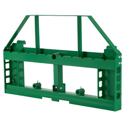 Komplett pallram, 1814 kg nominell lastkapacitet, 115 cm pallgaffelramfästen med 50,8 mm dragkrokfäste och spjuthylsor, passar för John Deere-lastare, snabbfäste, endast ram