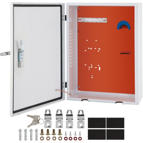 Tesla laddningsstationsbox, 70x50x25cm, utomhuskabelbox laddningsbox kabelorganisatör, IP32 vattentät dammtät kall rullståls elkapsling, för Tesla väggkontakt