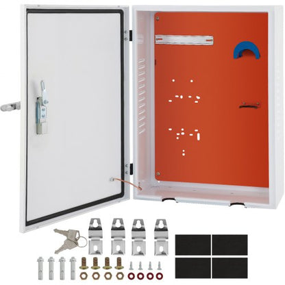 Tesla laddningsstationsbox, 70x50x25cm, utomhuskabelbox laddningsbox kabelorganisatör, IP32 vattentät dammtät kall rullståls elkapsling, för Tesla väggkontakt