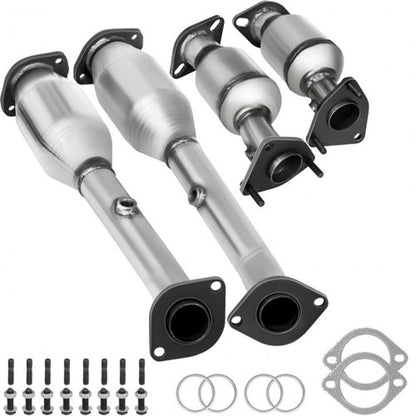 Avgasgrenrör 05-11 Nissan Frontier Avgasgrenrörsbultar Packning Kombination 4.0L OEM-kvalitet Högflödeskatalysator för 2005-2011 Nissan Frontier/Xterra/Pathfinder (EPA-kompatibel)