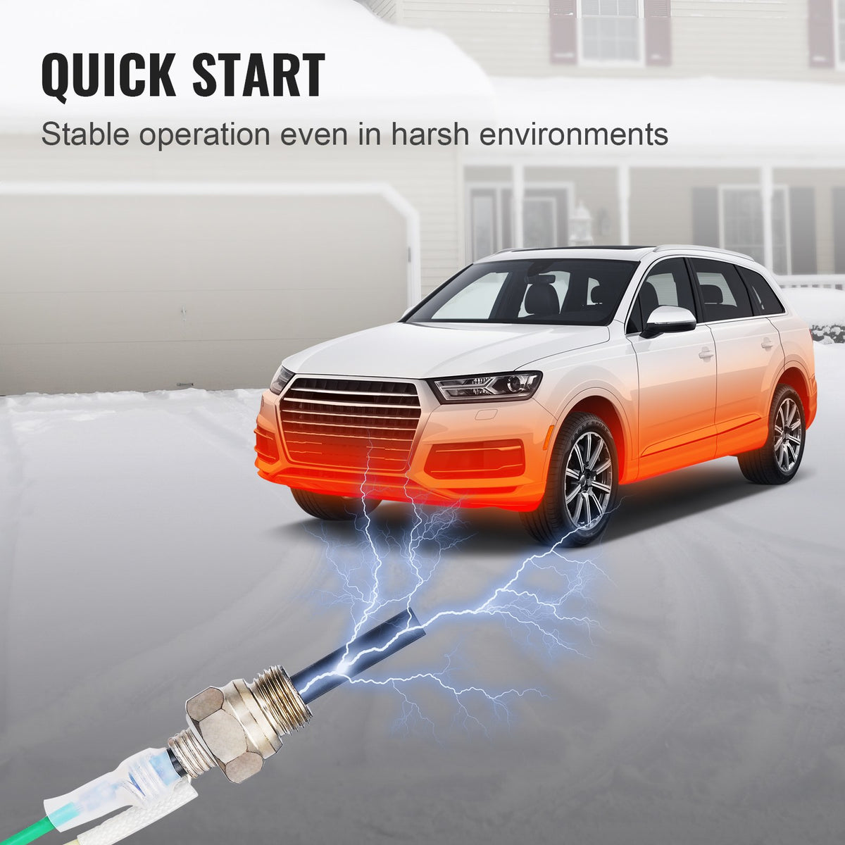 Glödstiftssats för dieselvärmare, reparationssats för keramiskt glödstift, luftdieselparkeringsvärmare med demonteringsverktyg, renoveringssats för dieselvärmare för 2KW/5KW/8KW dieselvärmare