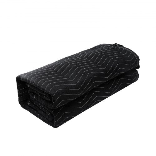 Sound Dampening Blanket, 243.8 x 203.2 cm, Extra Large Studio Grommeted Soundproof Blanket with Grommets, Light Blocker for Door Acoustic Noise Blocking Blanket Studio Sound Absorption Sheet, Black