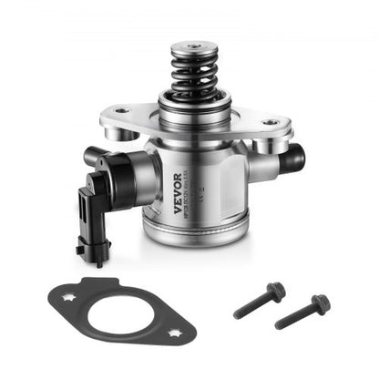 Högtrycksbränslepump med packning och bultar, kompatibel med Buick LaCrosse, Regal, Verano, Chevrolet Captiva Sport, Equinox, Impala, Malibu, GMC Terrain 2010-2017 L4 2.4L, rostfritt stål