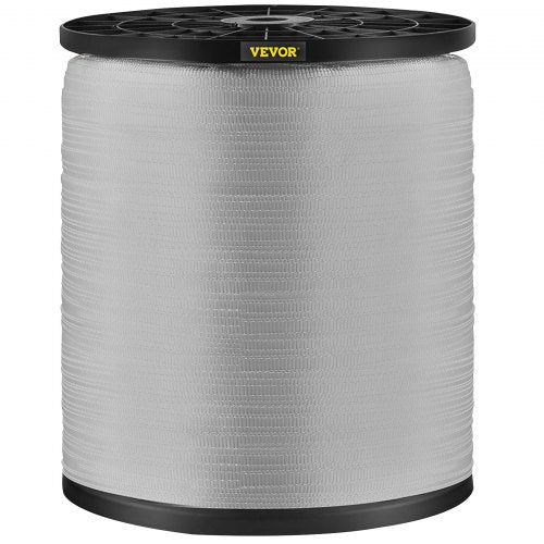 1250 kg polyesterdragtejp, 3153' x 1/2" platt tejp för tråd- och kabelrör, arbetsvariabla funktioner, platt rep för dragning/lastning/packning i alla väderförhållanden