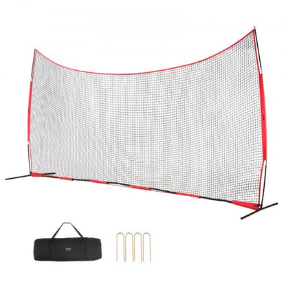 Barriärnät, 20x10 fot bollsportsnät, bärbar träningsutrustning med bärväska, skyddsskärm för baseboll, softboll, lacrosse, fotboll, hockeyträning, för bakgården
