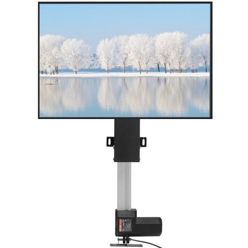 Motoriserad TV-lyft, slaglängd 71,1 cm Motoriserad TV-montering Passar för TV-lyft 66–144,8 cm med fjärrkontroll Höjdjusterbar 71,1 cm Bärkapacitet 59,9 kg