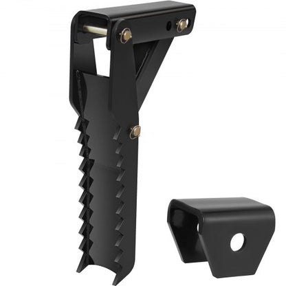 Grävmaskinens tumfästen, 36 tums justerbar extremt svetsbar grävmaskinens tumklämma, 1/2 tums tänder, tjock stålplatta, 16 mm montering, bultmonterad design