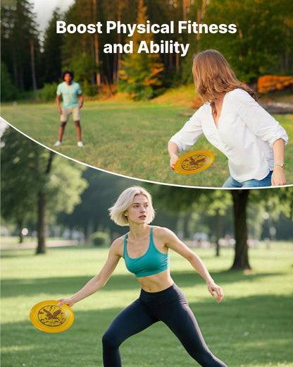 Discgolfset, 8-pack discgolfstartset, nybörjare med flygande discs för helkroppsstyrketräning, med putter, mellanregister, driver, PDGA-godkänd, för utomhusbruk, bakgård, gräsmatta, strand och park