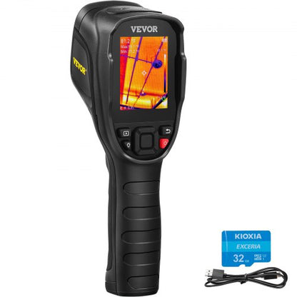 Infraröd värmekamera Värmekamera IR-upplösning 240x180 7,1 cm LCD-skärm