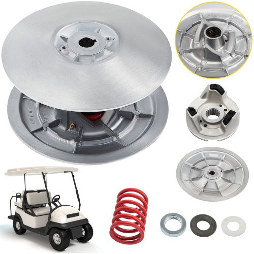 Sekundärdriven kopplingssats för golfbil, metallisk drivkoppling 1985-2007, kompatibel med Yamaha Low End G2-G28 golfbil (med fjäder)
