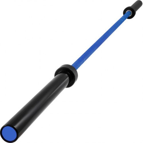 2m skivstång blå 15kg tyngdlyftningsstång träning fitness övning bänkpressstång för tyngdlyftningsstång viktstång bänklyft knäböj med spännen och klämmor
