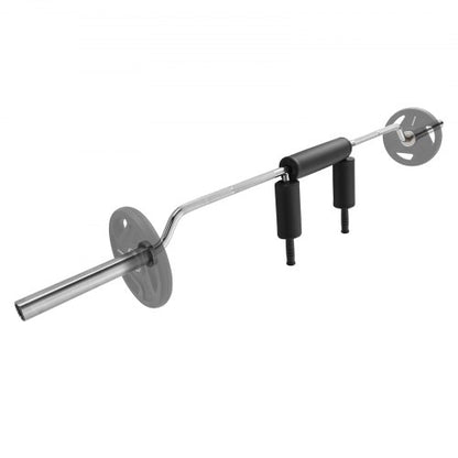 Säker knäböjsstång, 700 LBS fitnessknäböjsstång, säkerhetsknäböjsstångsfäste med axel- och armskydd, viktstång med 28 mm diameter, idealisk för knäböj framtill, utfall, rehabilitering, sjukgymnastik
