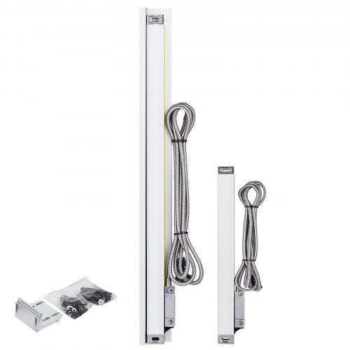 2 precision linear scales with lengths of 250mm and 1000mm (10 inch and 40 inch)
