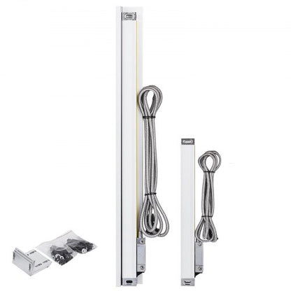 2 precision linear scales with lengths of 250mm and 1000mm (10 inch and 40 inch)