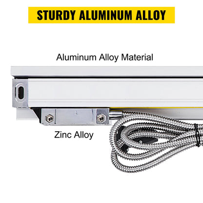 2 precision linear scales with lengths of 250mm and 1000mm (10 inch and 40 inch)