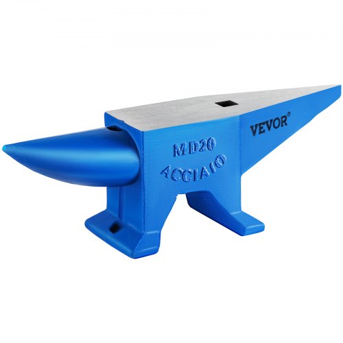 Single Horn Anvil 20 kg Steel Anvil Blacksmith for Sale Forge Tools and Equipment Anvil Rugged Round and Square Hole Horn Anvil Blacksmith Jewelers Metalsmith Blacksmith Tool