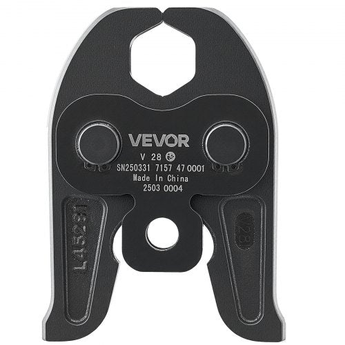 V28 Pressback, 28 mm pressback för V-formade rostfria rör, höghållfasta pressbackar i karburerat stål, kompatibel med standardpressverktyg