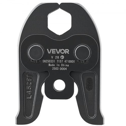 V28 Pressback, 28 mm pressback för V-formade rostfria rör, höghållfasta pressbackar i karburerat stål, kompatibel med standardpressverktyg