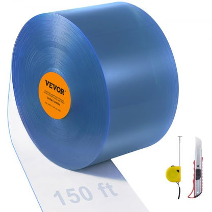 Remsgardin PVC Dörrgardin 2499,4 cm x 30,5 cm Rullkyl/Frys Klar Plast