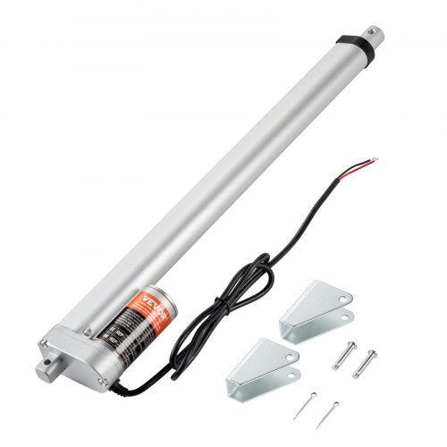 Linjär ställdon 12V 40,6 cm hög belastning 149,7 kg/1500N 0,5 cm/s IP54-skydd