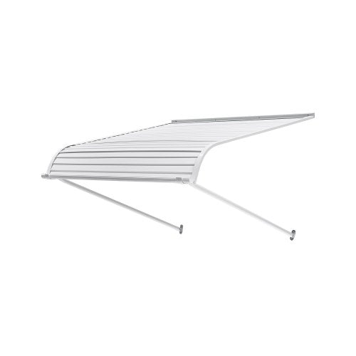 Aluminiummarkis 40 x 42 tum, hållbar fönstermarkis, dörrtak, lätt och stabil aluminiummarkis, regn, snö, solljusskydd för dörr, entréfönster, uteplats, veranda