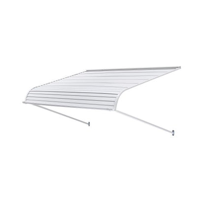 Aluminiummarkis 60 x 42 tum, hållbar fönstermarkis dörrtak, lätt och stabil aluminiummarkis för dörrar utvändigt regn snö solljusskydd för dörr entréfönster uteplats veranda