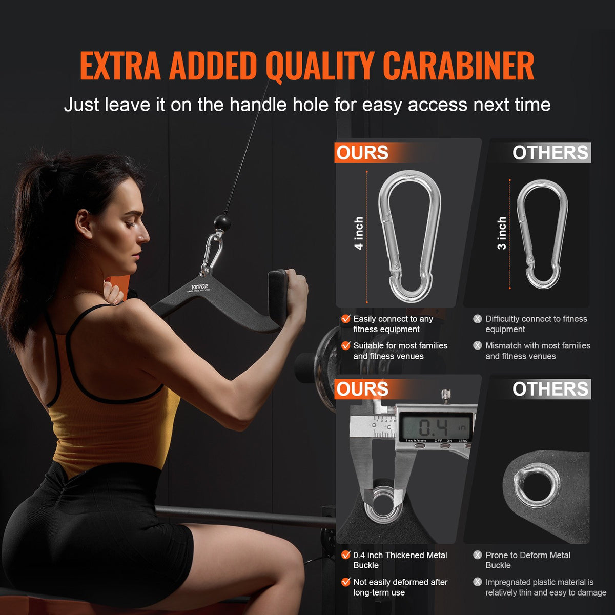 Lat Pulldown-tillbehör, kabelmaskin, rodd, T-stång, V-stång, 7-set, triceps-pulldown-stång, gummibelagt handtag för ryggstyrketräning, bicepscurl, triceps-lats-pulldown-stång för hemmagym, fitness