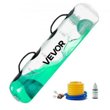 Vattenvikter Aqua Bag, Stora Aqua Bags för Träning, 31,75 kg Justerbar Bärbar Stabilitets- och Helkroppsträningsutrustning, För Styrketräning, Bål- och Balansträning, Hemmagymträning