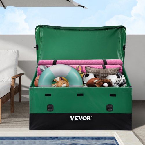 Outdoor Storage Box Patio Deck Box 870.6 L Waterproof PE Tarpaulin