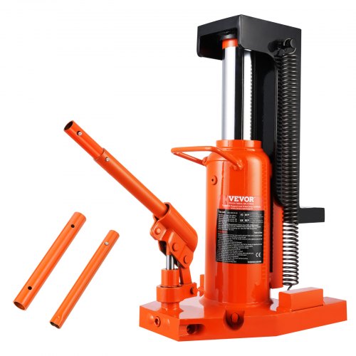 Hydraulic Toe Jack, 5 Ton/4536 kg On Toe Toe Jack Lift, 10 Ton/9072 kg On Top Lift Capacity Machine Jack, 0.8-6.8 in/2-17.3 cm Toe Height, 11.3-17.3 in/28.7-43.9 cm Top Height, Air Hydraulic Claw Jack for Machinery, Industry