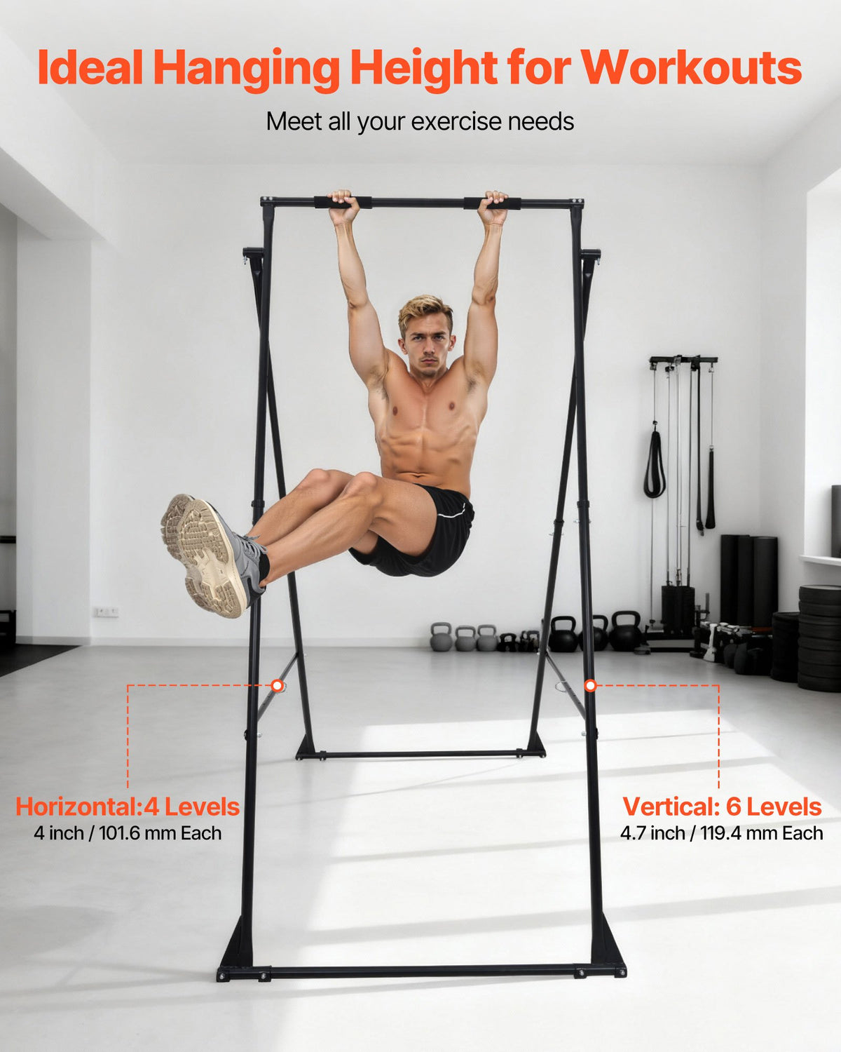 Yoga Stand Frame, Max 200 kg Load Swing Stand, Triangular Structure Yoga Aerial Rig, Aerial Silk Stands with EVA Foam, 4-Level Horizontal & 6-Level Vertical Adjustment, Multi-Functional