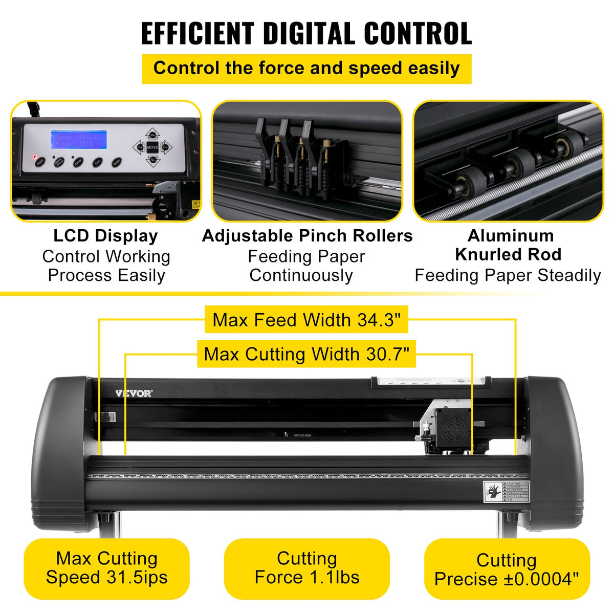 870 mm vinylskärmaskin Vinylplotter SignCut-programvara för Windows