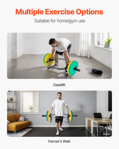 Trap Bar Hex Bar, 50 mm sexkantsstång, 240 kg kapacitet för axelband, tyngdlyftnings- och styrketräningsutrustning, hemmagym för knäböj, marklyft, axelpress, svart