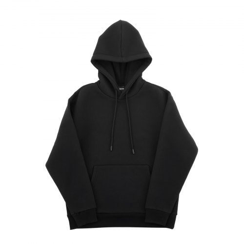 Damtröja med huva, mellanstorlek, fleece långärmad, bekväm, avslappnad, enkel tröja med huva, varm och hudvänlig, praktisk och trendig, svart hoodie med stor ficka för höst och vinter