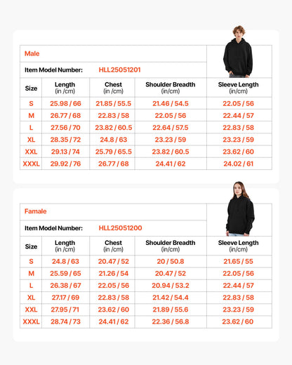 Damtröja med huva, storlek XX-Large, fleece långärmad, bekväm och avslappnad baströja med huva, varm och hudvänlig, praktisk och trendig, svart hoodie med stor ficka för höst och vinter