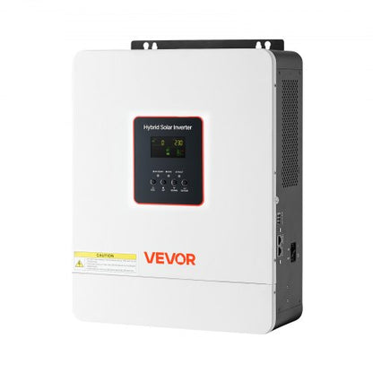 4000W Hybrid Solar Inverter, 24V DC to 230V AC, Pure Sine Wave Power Inverter Charger, with Built-in 120A MPPT Solar Controller, WiFi Module, Single-Phase, for Lead Acid Lithium Battery Off-Grid