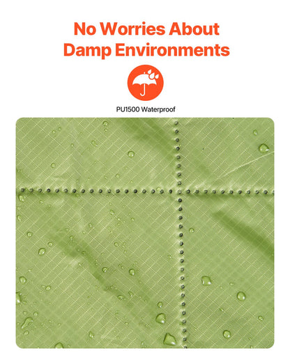 Campingfilt 2,08 m x 1,4 m (82" x 55") Varm stadionfilt 330 gsm Utomhus Resor