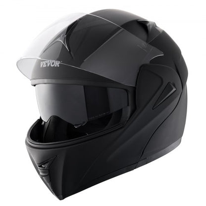 Motorcykelhjälm, omaskerad, Smart Street ABS och högdensitetshjälm med Bluetooth-kommunikation och utbytbart glas, DOT-godkänd bekväm motocrosshjälm, lämplig för ungdomar och vuxna