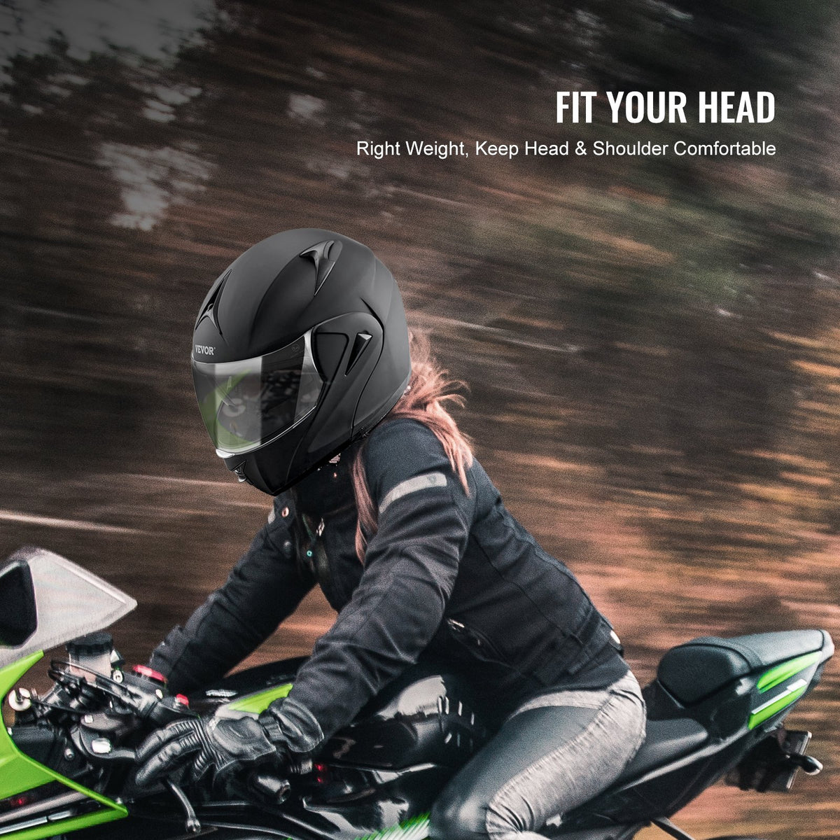 Motorcykelhjälm, omaskerad, Smart Street ABS och högdensitetshjälm med Bluetooth-kommunikation och utbytbart glas, DOT-godkänd bekväm motocrosshjälm, lämplig för ungdomar och vuxna