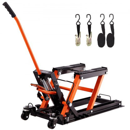 Motorcycle Hydraulic Pump Jack 680.4 kg ATV Dirt Bike Stand
