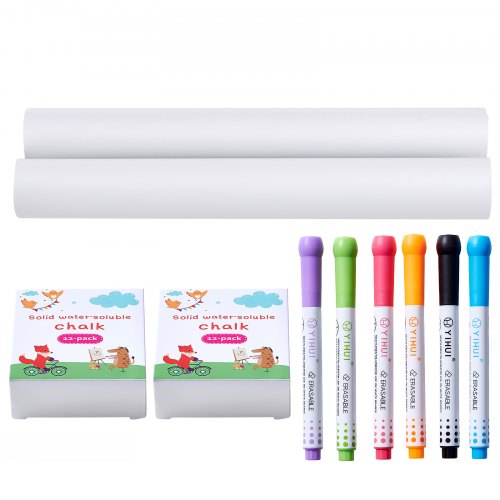 Stafflitillbehörsset, 32 delar barnkonststaffilikit inklusive kritor, whiteboardpennor och pappersrullar, förnödenheter för stående konststaffili, målartillbehör för småbarn pojkar och flickor