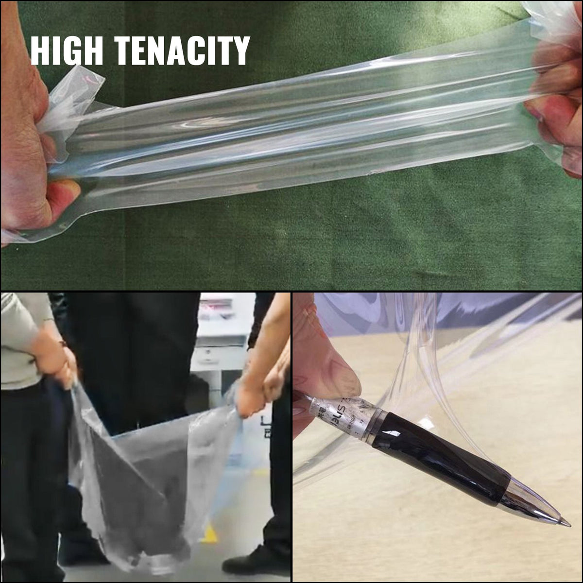 Växthusfilm 4,5 x 12,2 m, polyetenfilm för växthus 0,1524 mm tjocklek, genomskinlig plastfilm för växthusplast, UV-resistent, polyetenfilm som håller värmen, överlägsen styrka och seghet